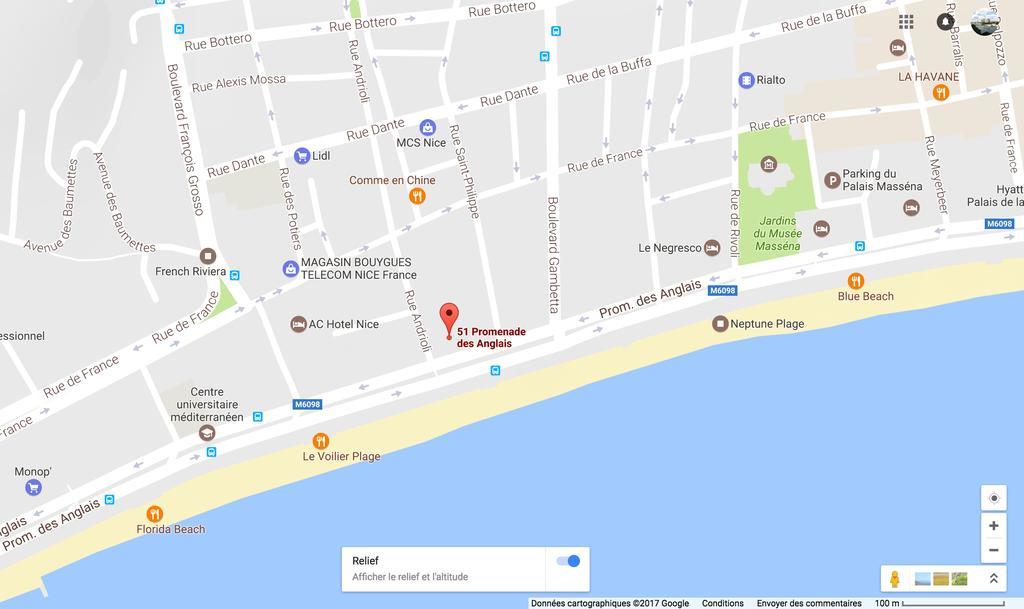 Nice Beach - Promenade Des Anglais Екстер'єр фото